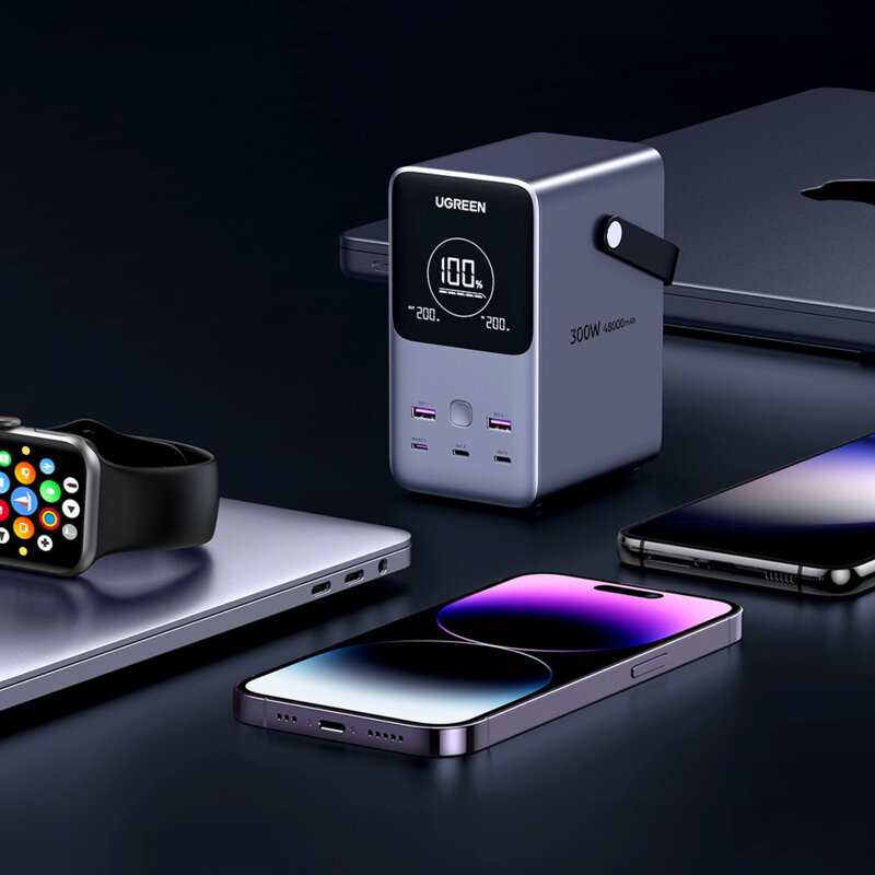 Baterie externa Fast Charge, 48000mAh Ugreen, 300W, 25286