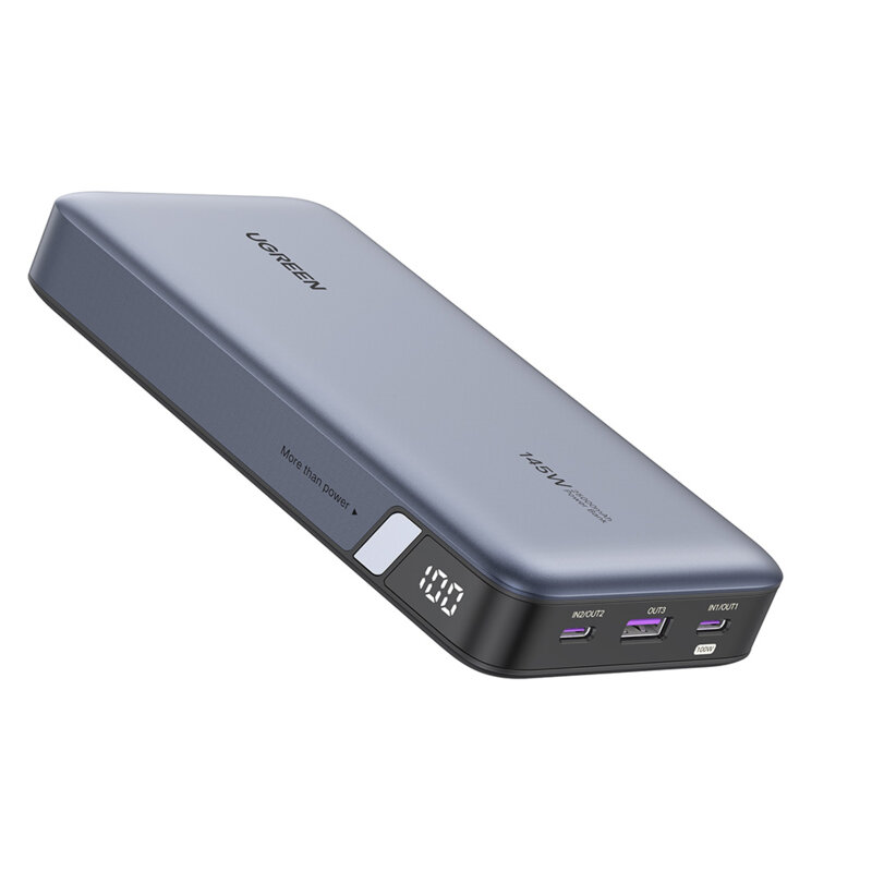 Baterie externa telefon 25000mAh Ugreen, 145W, gri, 90597A