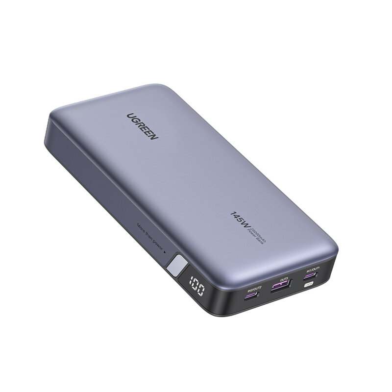 Baterie externa telefon 25000mAh Ugreen, 145W, gri, 90597A