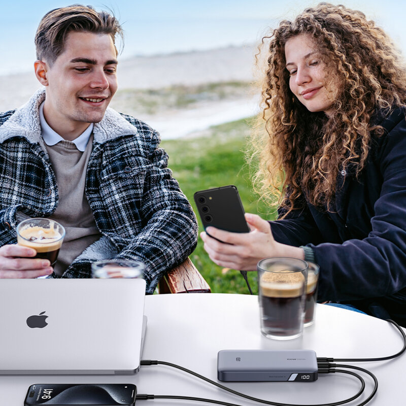 Baterie externa telefon 20000mAh Ugreen, 100W, negru, 25188