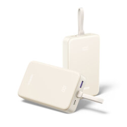 Baterie externa telefon 20000mAh Ugreen, 22.5W, bej, 35340