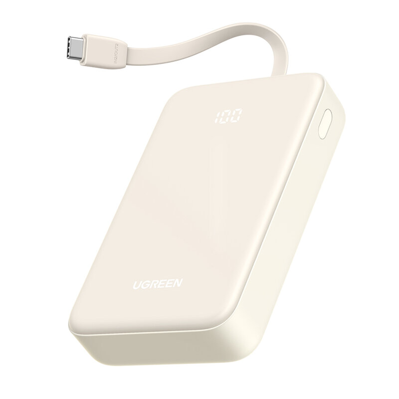 Baterie externa telefon 20000mAh Ugreen, 22.5W, bej, 35340
