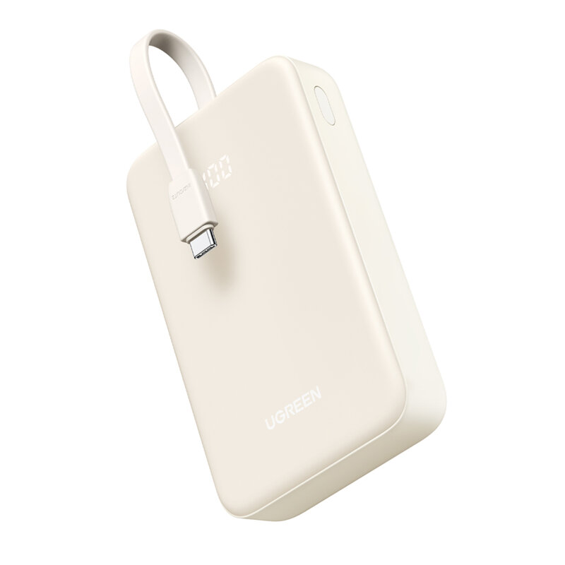 Baterie externa telefon 20000mAh Ugreen, 22.5W, bej, 35340