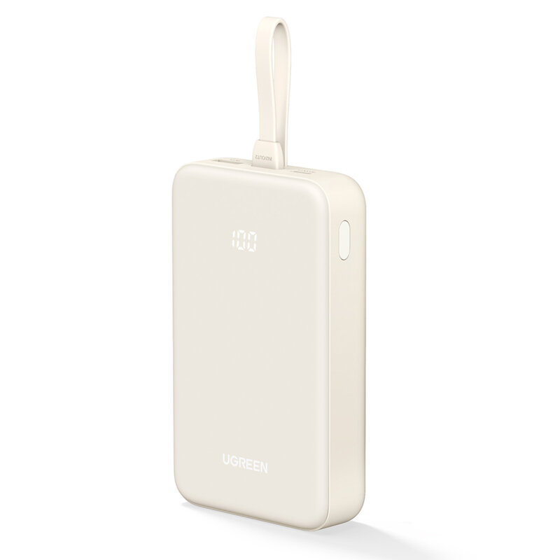 Baterie externa telefon 20000mAh Ugreen, 22.5W, bej, 35340
