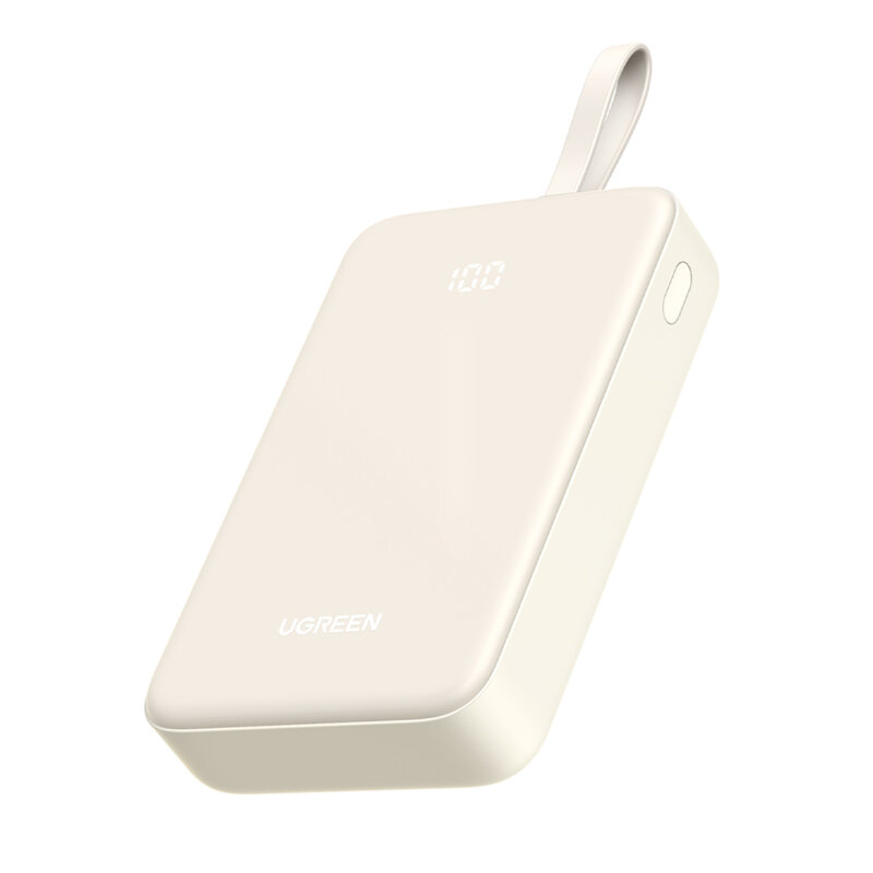 Baterie externa telefon 20000mAh Ugreen, 22.5W, bej, 35340
