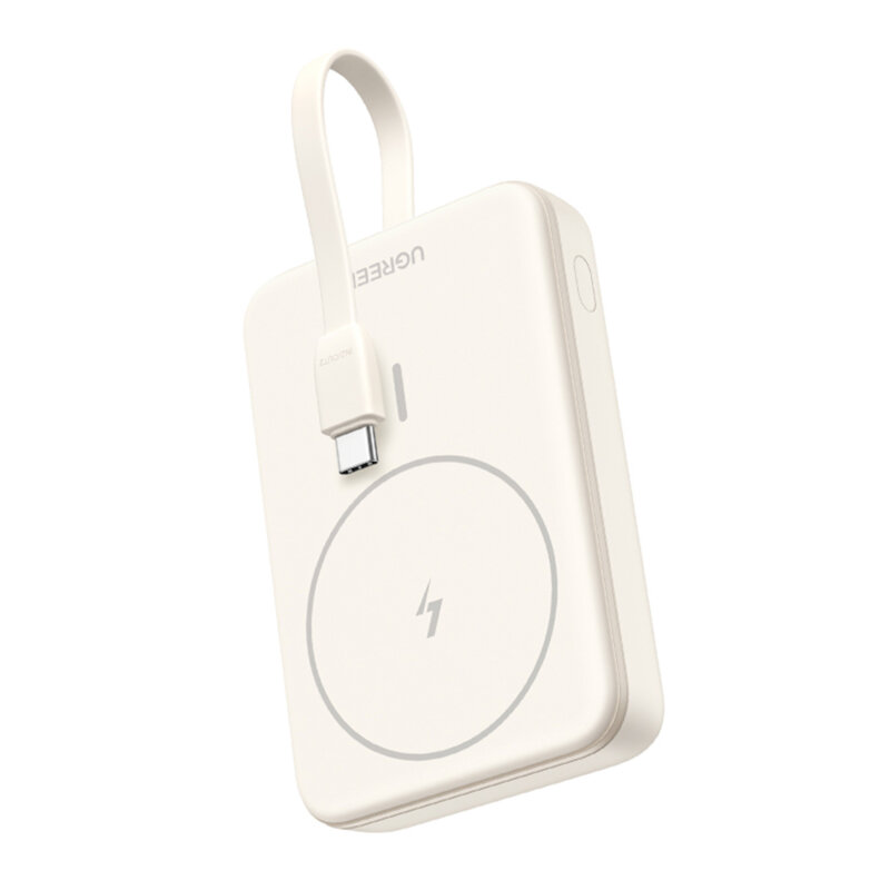 Power bank wireless MagSafe 10000mAh Ugreen, 20W, bej, 35341
