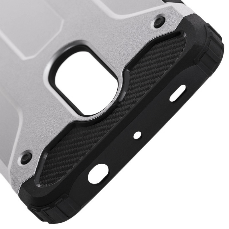 Husa Xiaomi Redmi Note 4 (MediaTek) Mobster Hybrid Armor - Argintiu