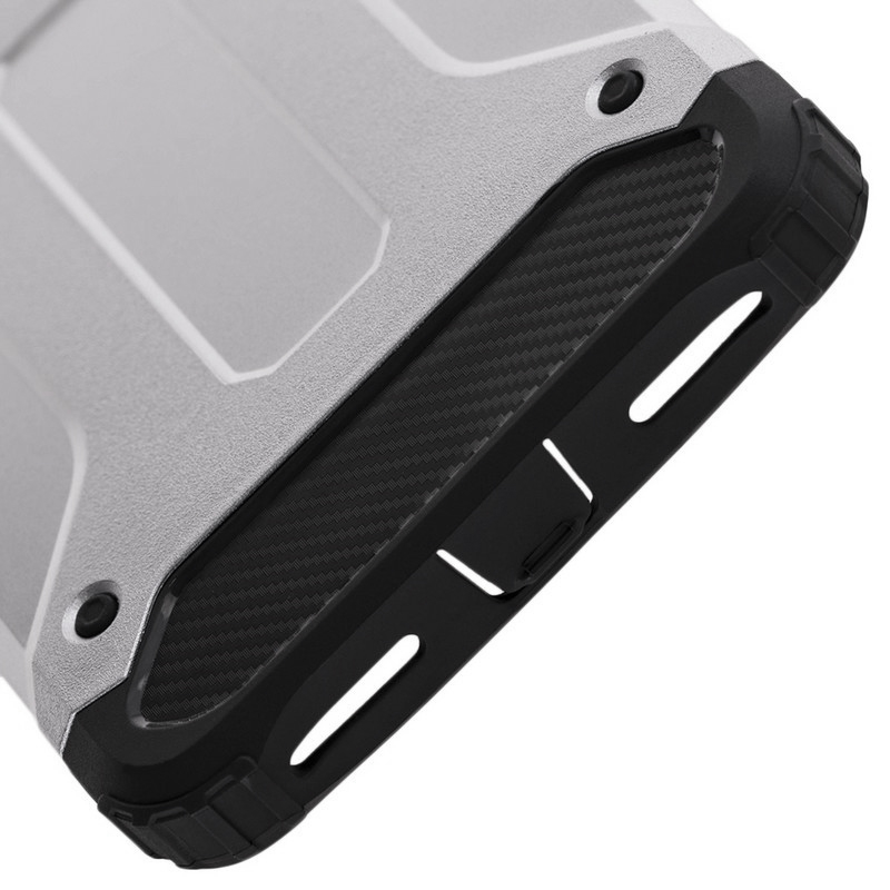 Husa Xiaomi Redmi Note 4 (MediaTek) Mobster Hybrid Armor - Argintiu