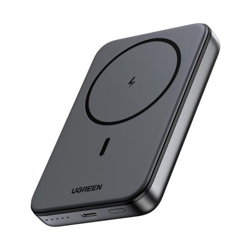 Baterie externa MagSafe wireless 10000mAh Ugreen, gri, 25919