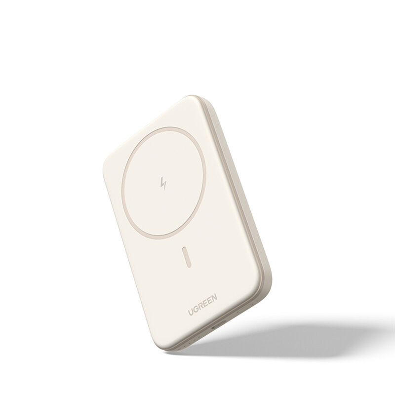 Baterie externa MagSafe wireless 10000mAh Ugreen, bej, 25208