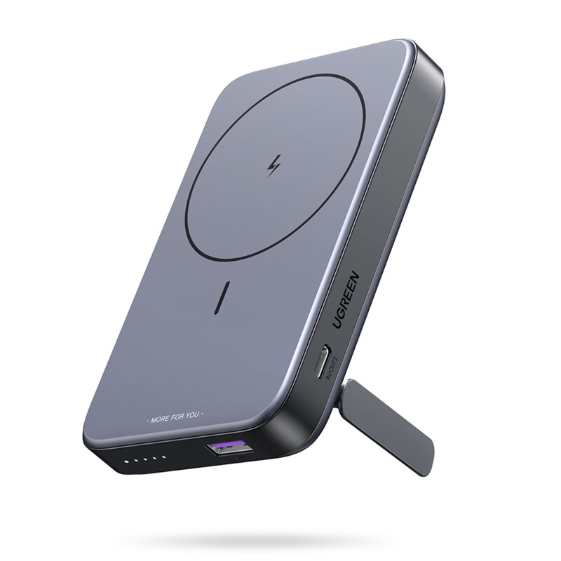 Power bank wireless MagSafe 1000mAh Ugreen, 22.5W, gri, 15086
