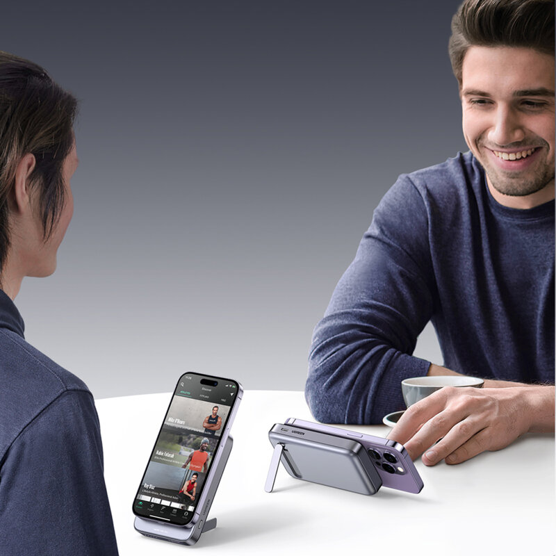 Power bank wireless MagSafe 1000mAh Ugreen, 22.5W, gri, 15086