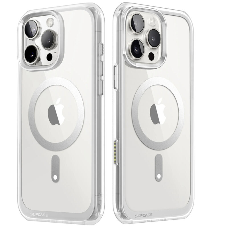 Husa iPhone 16 Pro Supcase Unicorn Beetle Slim Clear MagSafe, transparenta