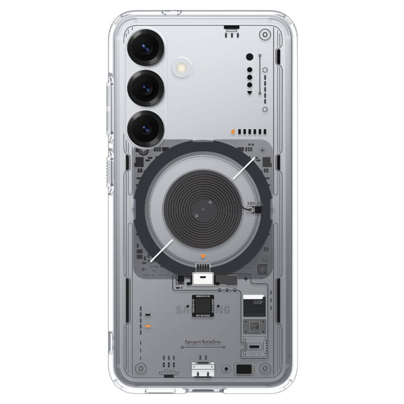 Husa Samsung Galaxy S25 Spigen Ultra Hybrid MagSafe, negru/transparenta