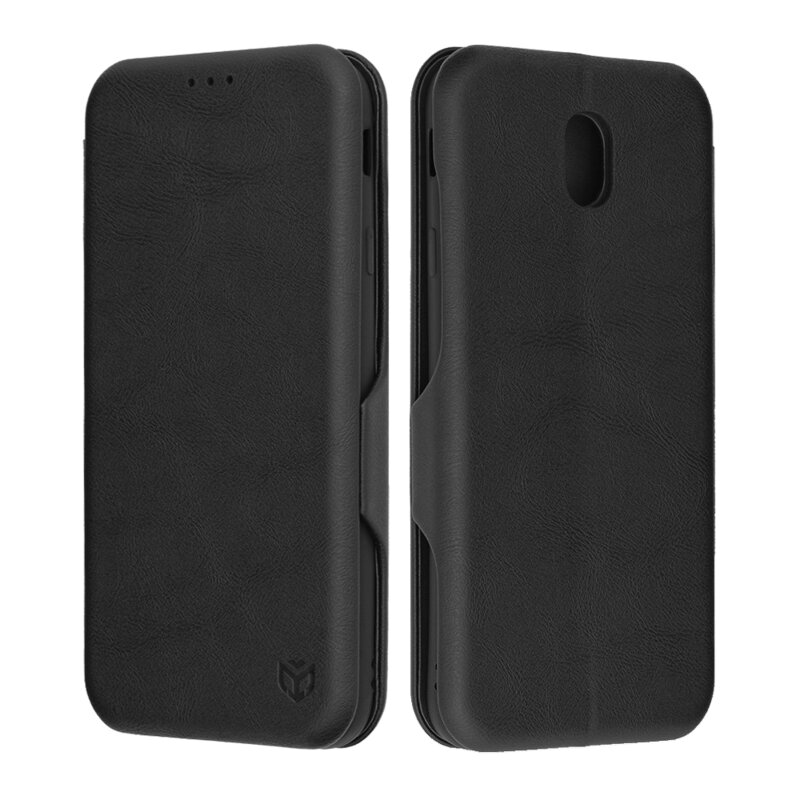 Husa 360° Samsung Galaxy J7 2017 Techsuit Safe Wallet Plus, negru