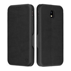 Husa 360° Samsung Galaxy J7 2017 Techsuit Safe Wallet Plus, negru