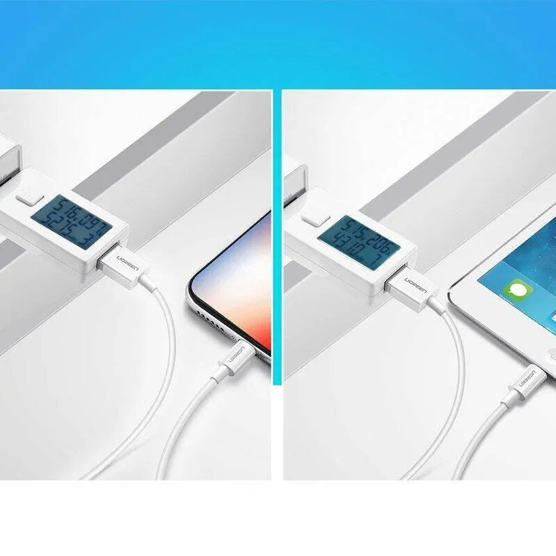 Cablu incarcare iPhone Ugreen, 480Mbps, 2m, alb, 20730