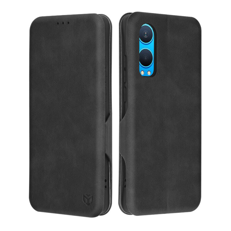 Husa 360° OnePlus Nord CE4 Lite Techsuit Safe Wallet Plus, negru