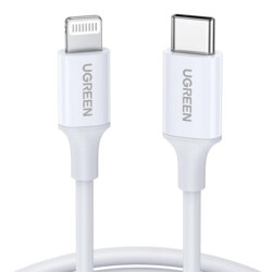 Cablu incarcare iPhone Fast Charging Ugreen, 1m, alb, 10493
