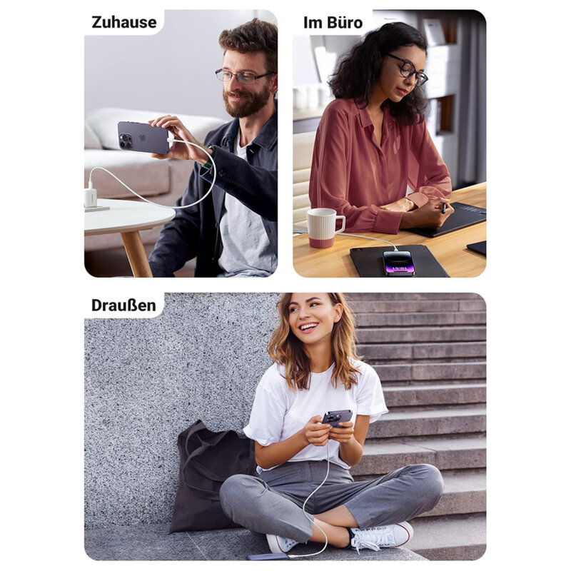 Cablu incarcare iPhone Fast Charging Ugreen, 1m, alb, 10493