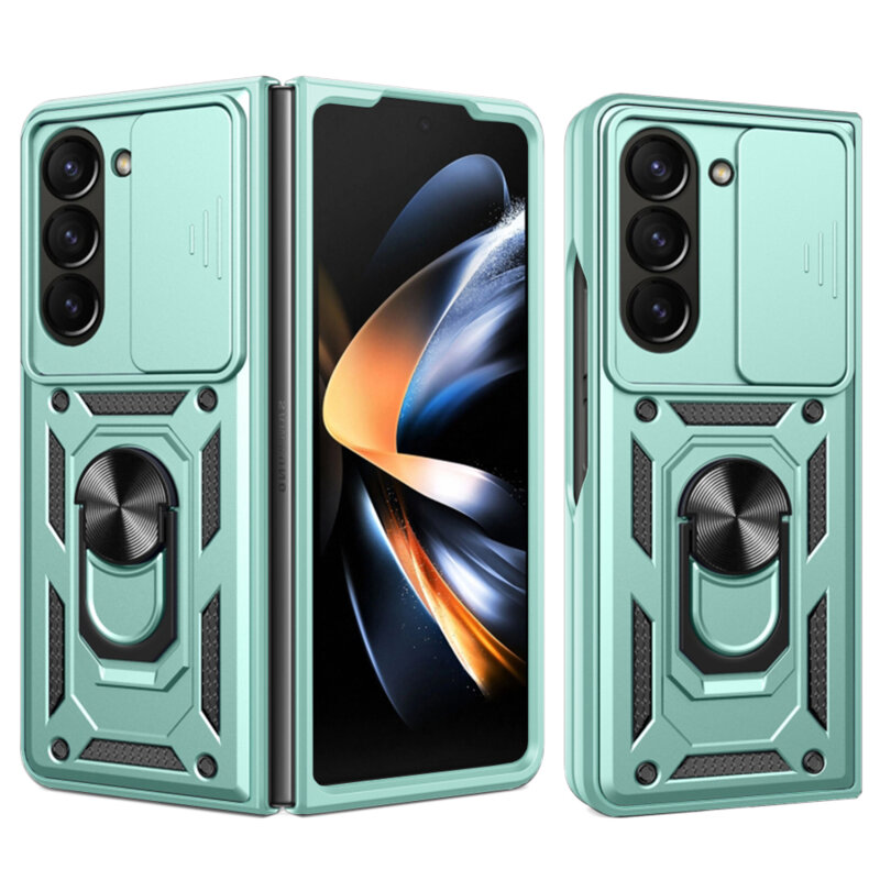 Husa Samsung Galaxy Z Fold5 protectie camera Techsuit CamShield Series, verde