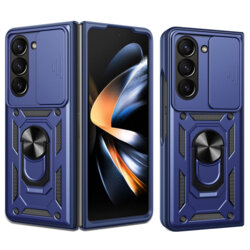 Husa Samsung Galaxy Z Fold5 protectie camera Techsuit CamShield Series, albastru