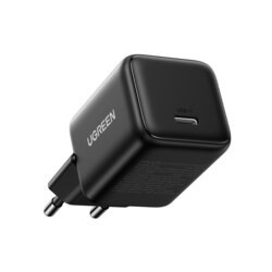 Incarcator priza tip C Fast Charging Ugreen, 20W, negru, 55553