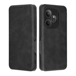 Husa 360° Realme GT 6 Techsuit Safe Wallet Plus, negru
