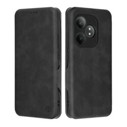 Husa 360° Realme GT 6T Techsuit Safe Wallet Plus, negru