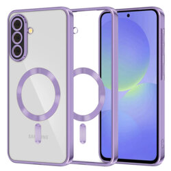 Husa premium Samsung Galaxy A36 5G Techsuit Luxury Crystal MagSafe, mov