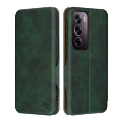 Husa 360° Oppo Reno12 Pro Techsuit Safe Wallet Plus, verde