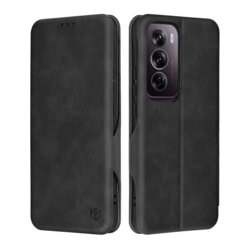 Husa 360° Oppo Reno12 Pro Techsuit Safe Wallet Plus, negru