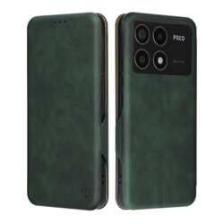 Husa 360° Xiaomi Poco F6 Pro Techsuit Safe Wallet Plus, verde