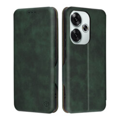 Husa 360° Xiaomi Poco F6 Techsuit Safe Wallet Plus, verde