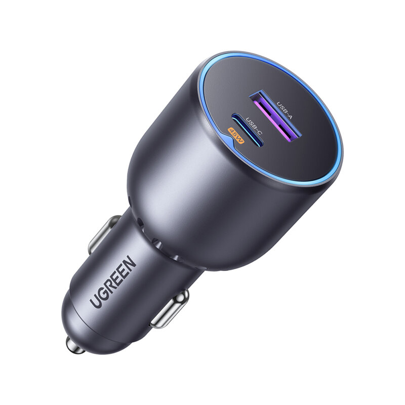Incarcator auto universal USB, Type-C Ugreen, negru, 35023