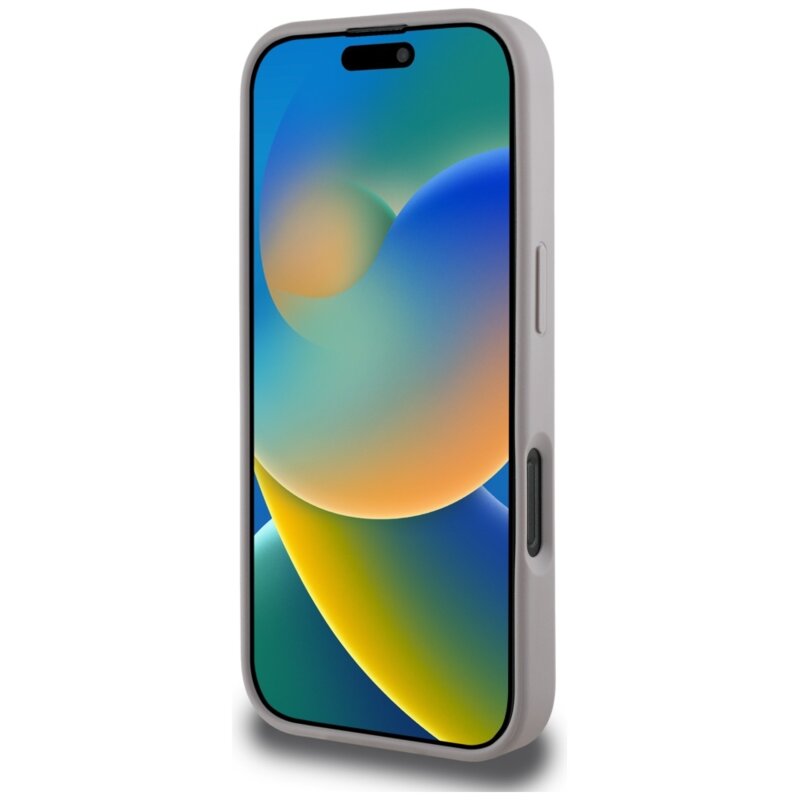 Husa originala Guess iPhone 16 Pro Hardcase 4G Grained Roses Big Logo, mov, GUHCP16LPGROP4MU