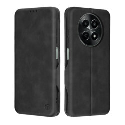 Husa 360° Realme 12x Techsuit Safe Wallet Plus, negru