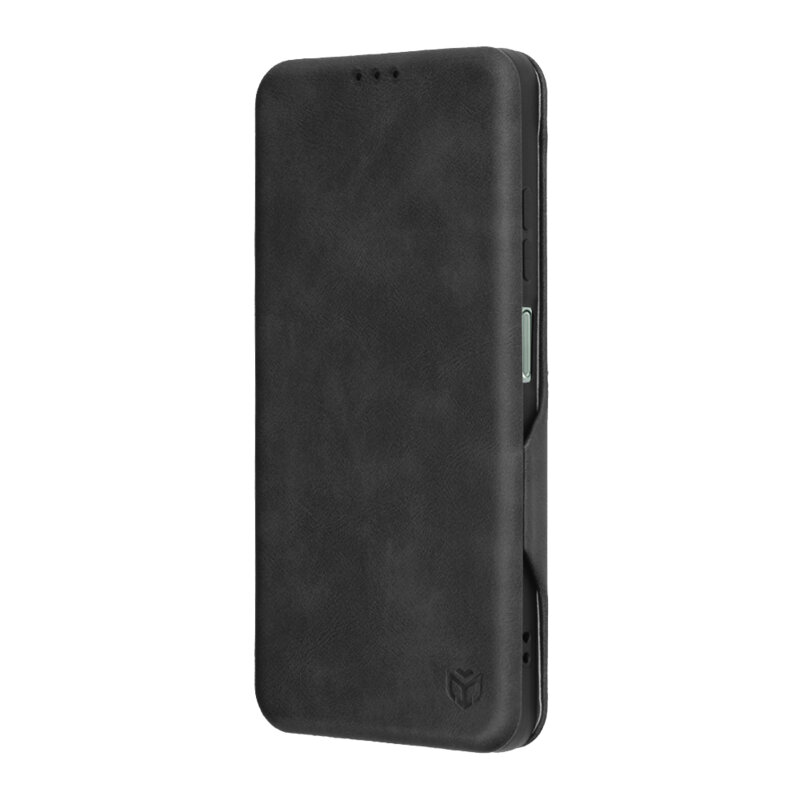 Husa 360° Realme 12x Techsuit Safe Wallet Plus, negru
