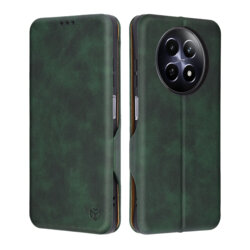 Husa 360° Realme 12 Techsuit Safe Wallet Plus, verde