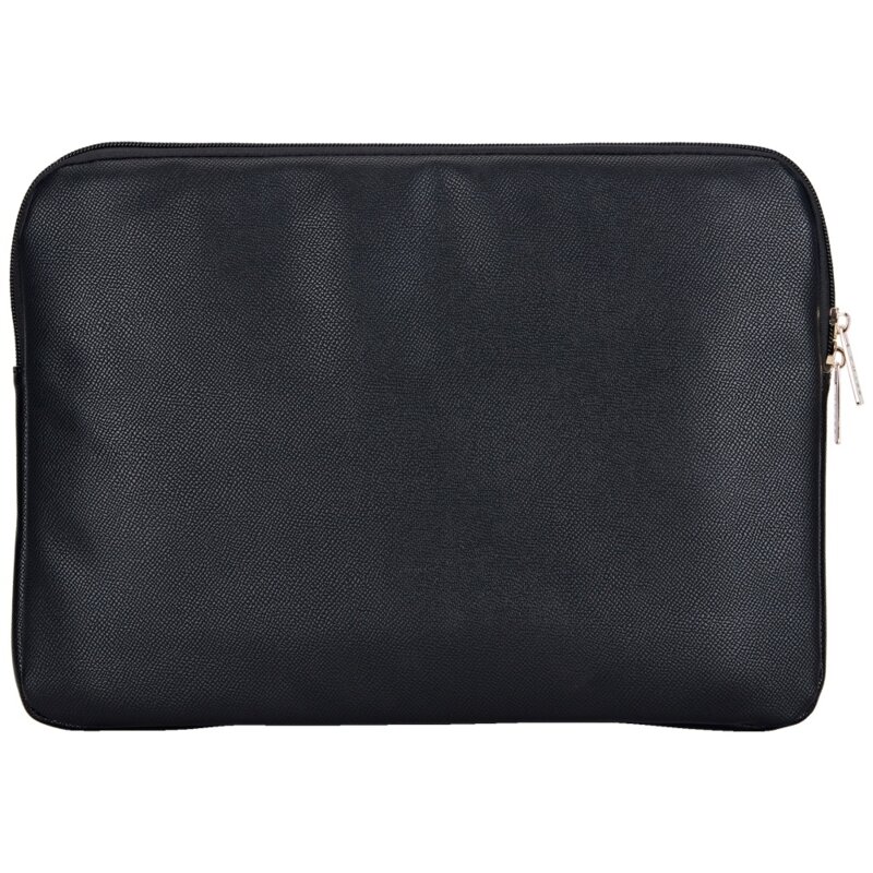 Husa laptop 14 inch Guess Grained Triangle Logo, negru, GUCS14ZPGTSPSK