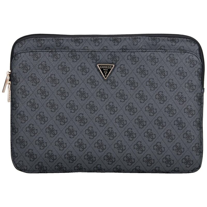 Husa laptop 14 inch Guess 4G Triangle Logo, negru, GUCS14ZP4DPTK