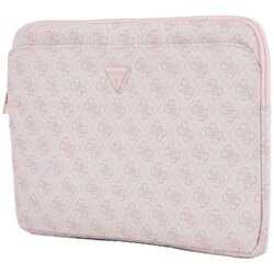 Husa laptop 14 inch Guess 4G Triangle Logo, roz, GUCS14ZP4DPTP