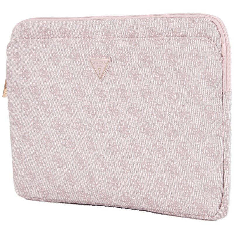 Husa laptop 14 inch Guess 4G Triangle Logo, roz, GUCS14ZP4DPTP