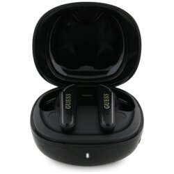 Casti wireless Bluetooth Guess, TWS, negru, GUTWST7FCEEK