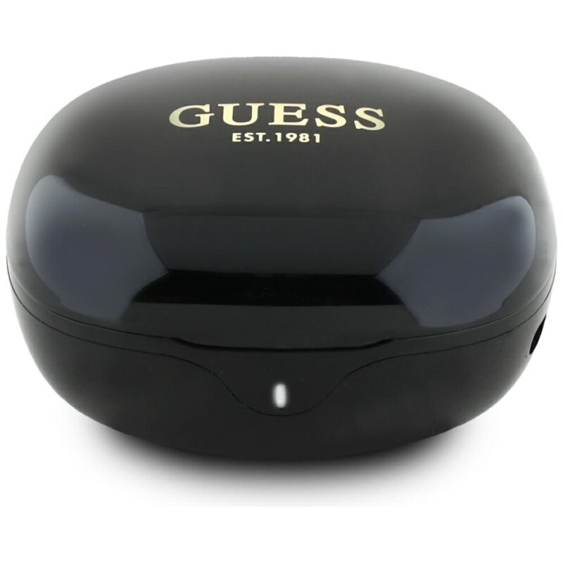 Casti wireless Bluetooth Guess, TWS, negru, GUTWST7FCEEK