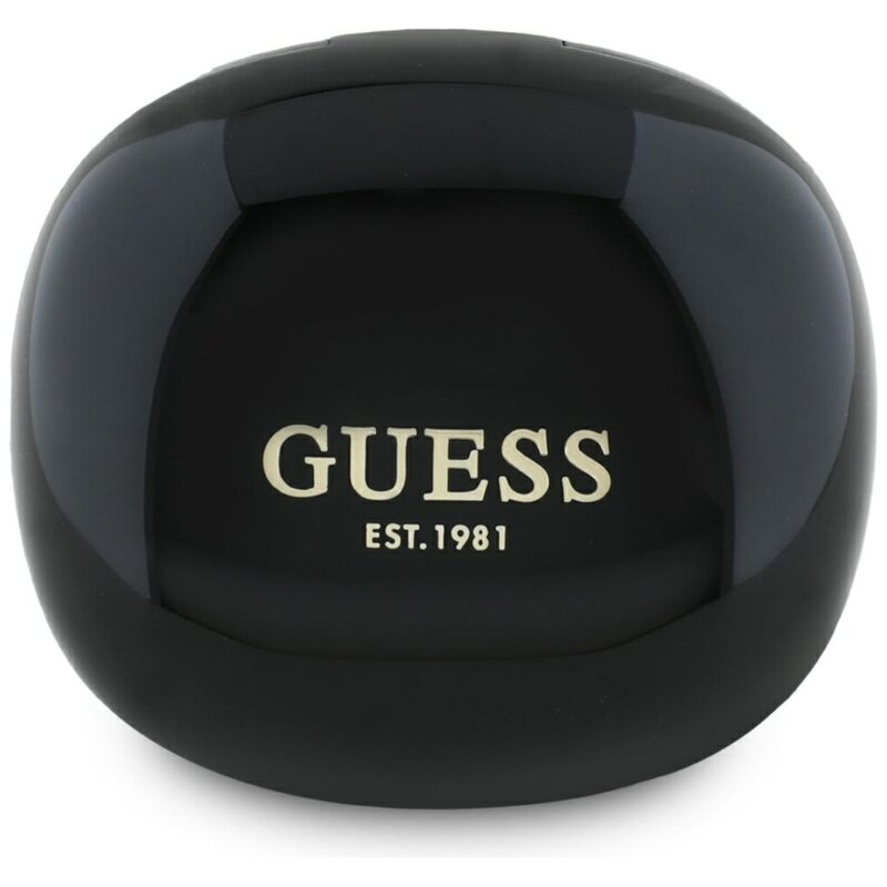 Casti wireless Bluetooth Guess, TWS, negru, GUTWST7FCEEK