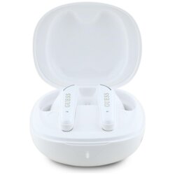 Casti wireless Bluetooth Guess, TWS, alb, GUTWST7FCEEH