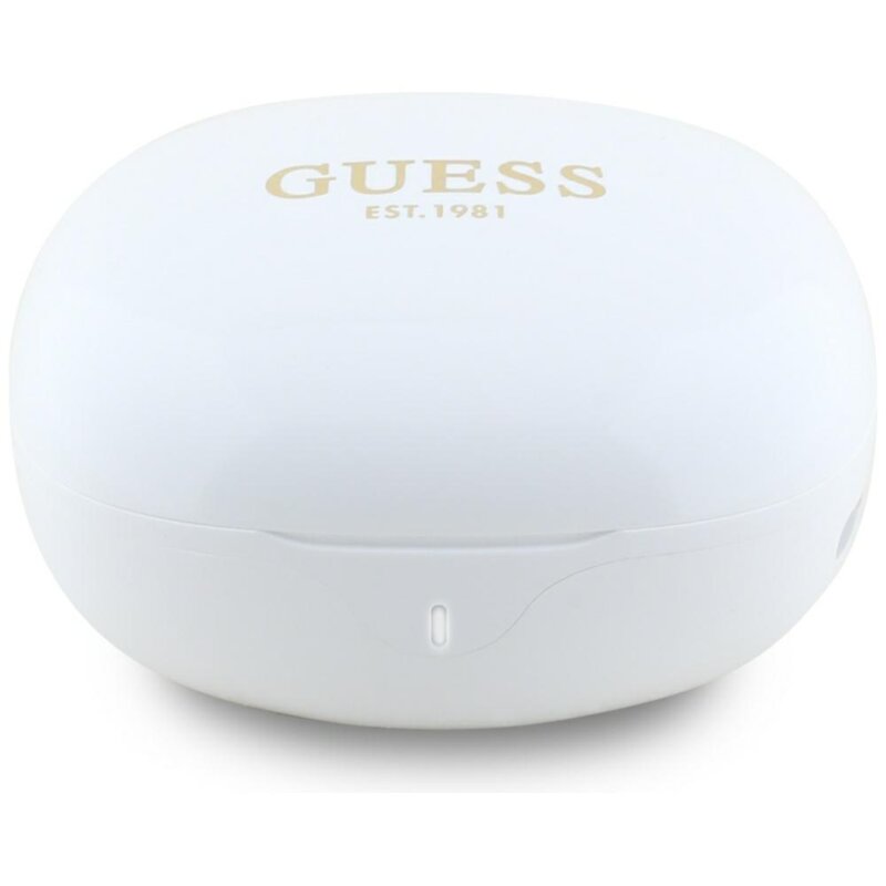 Casti wireless Bluetooth Guess, TWS, alb, GUTWST7FCEEH