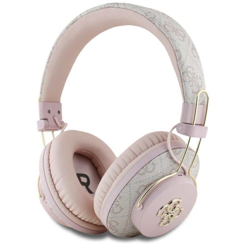 Casti wireless Bluetooth, ENC Guess, roz, GUBHS72P4FC4MP