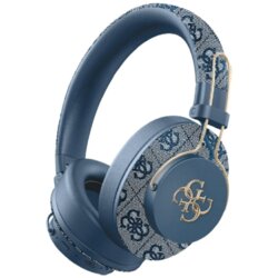 Casti wireless Bluetooth, ENC Guess, albastru, GUBHS72P4FC4MB